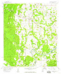 preview thumbnail of historical topo map of Harpersville, AL in 1958