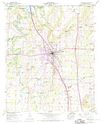 Download a high-resolution, GPS-compatible USGS topo map for Hartselle, AL (1970 edition)