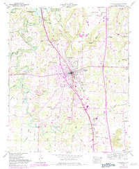 Download a high-resolution, GPS-compatible USGS topo map for Hartselle, AL (1983 edition)