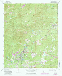Download a high-resolution, GPS-compatible USGS topo map for Heflin, AL (1985 edition)