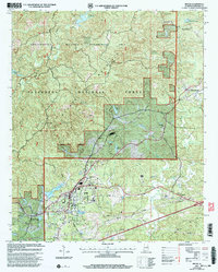 Download a high-resolution, GPS-compatible USGS topo map for Heflin, AL (2004 edition)