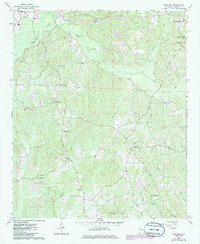Download a high-resolution, GPS-compatible USGS topo map for Hightogy, AL (1986 edition)