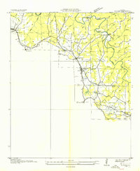 Download a high-resolution, GPS-compatible USGS topo map for Hodges, AL (1936 edition)