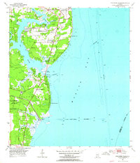 Download a high-resolution, GPS-compatible USGS topo map for Hollingers Island, AL (1964 edition)