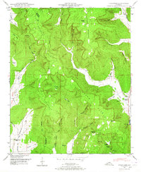 preview thumbnail of historical topo map of Jackson County, AL in 1948