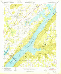 Download a high-resolution, GPS-compatible USGS topo map for Hollywood, AL (1950 edition)