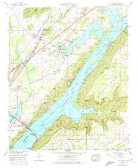 Download a high-resolution, GPS-compatible USGS topo map for Hollywood, AL (1972 edition)