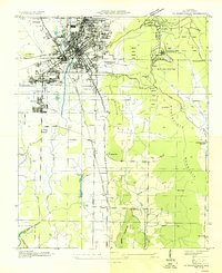 preview thumbnail of historical topo map of Huntsville, AL in 1936