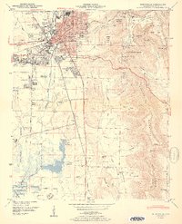 preview thumbnail of historical topo map of Huntsville, AL in 1950