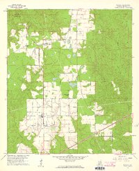 Download a high-resolution, GPS-compatible USGS topo map for Huxford, AL (1961 edition)