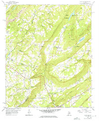 Download a high-resolution, GPS-compatible USGS topo map for Hyatt Gap, AL (1976 edition)