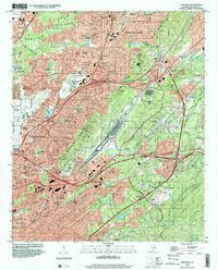 Download a high-resolution, GPS-compatible USGS topo map for Irondale, AL (2001 edition)