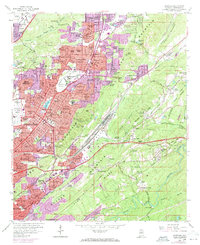 Download a high-resolution, GPS-compatible USGS topo map for Irondale, AL (1971 edition)