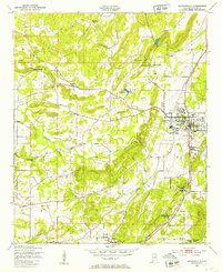Download a high-resolution, GPS-compatible USGS topo map for Jacksonville, AL (1953 edition)