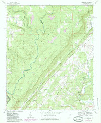 Download a high-resolution, GPS-compatible USGS topo map for Jamestown, AL (1985 edition)