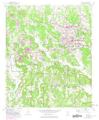 1949 Map of Jasper, AL, 1981 Print