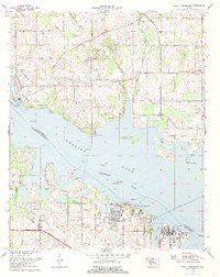 preview thumbnail of historical topo map of Limestone County, AL in 1976