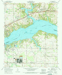 Download a high-resolution, GPS-compatible USGS topo map for Killen, AL (1991 edition)