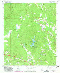 Download a high-resolution, GPS-compatible USGS topo map for Lake Lurleen, AL (1983 edition)