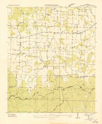 preview thumbnail of historical topo map of Lawrence County, AL in 1936