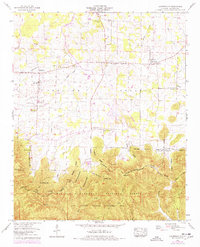preview thumbnail of historical topo map of Lawrence County, AL in 1960