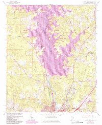 Download a high-resolution, GPS-compatible USGS topo map for Lanett North, AL (1984 edition)