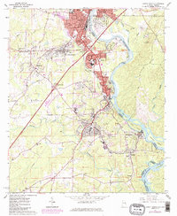 Download a high-resolution, GPS-compatible USGS topo map for Lanett South, AL (1984 edition)