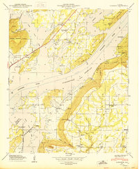 Download a high-resolution, GPS-compatible USGS topo map for Langston, AL (1950 edition)