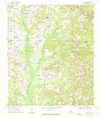 preview thumbnail of historical topo map of Henry County, AL in 1969