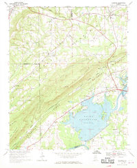 Download a high-resolution, GPS-compatible USGS topo map for Leesburg, AL (1970 edition)