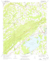 Download a high-resolution, GPS-compatible USGS topo map for Leesburg, AL (1977 edition)