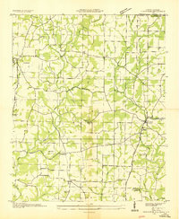 preview thumbnail of historical topo map of Lexington, AL in 1936