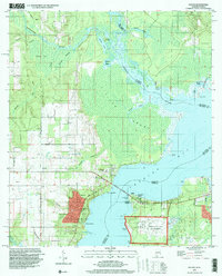 Download a high-resolution, GPS-compatible USGS topo map for Lillian, AL (1999 edition)