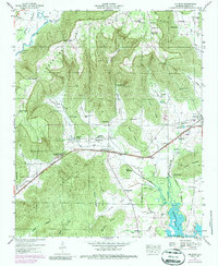 Download a high-resolution, GPS-compatible USGS topo map for Lim Rock, AL (1986 edition)
