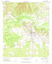 Download a high-resolution, GPS-compatible USGS topo map for Linden, AL (1973 edition)