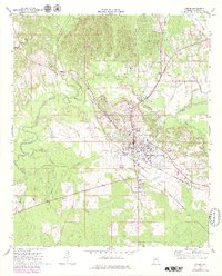 Download a high-resolution, GPS-compatible USGS topo map for Linden, AL (1979 edition)