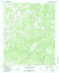 Download a high-resolution, GPS-compatible USGS topo map for Lineville East, AL (1986 edition)