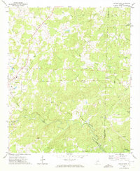 preview thumbnail of historical topo map of Clay County, AL in 1970