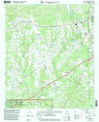 Download a high-resolution, GPS-compatible USGS topo map for Loachapoka, AL (2001 edition)