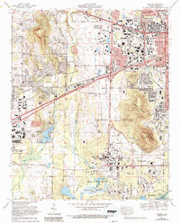 preview thumbnail of historical topo map of Madison, AL in 1975