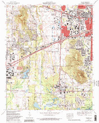 Download a high-resolution, GPS-compatible USGS topo map for Madison, AL (1993 edition)