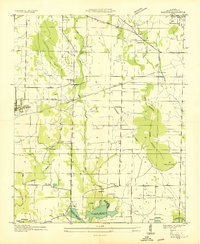 preview thumbnail of historical topo map of Madison, AL in 1936