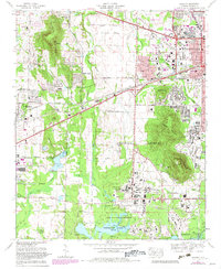 Download a high-resolution, GPS-compatible USGS topo map for Madison, AL (1982 edition)