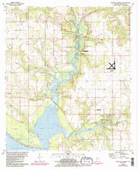 Download a high-resolution, GPS-compatible USGS topo map for Magnolia Springs, AL (1986 edition)