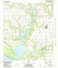 Download a high-resolution, GPS-compatible USGS topo map for Magnolia Springs, AL (1980 edition)