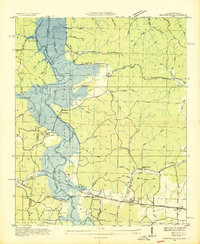 Download a high-resolution, GPS-compatible USGS topo map for Margerum, AL (1936 edition)