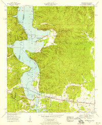 Download a high-resolution, GPS-compatible USGS topo map for Margerum, AL (1958 edition)