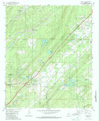preview thumbnail of historical topo map of Jefferson County, AL in 1980