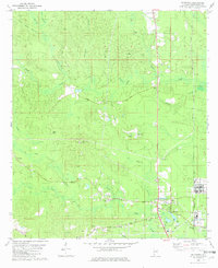 Download a high-resolution, GPS-compatible USGS topo map for Mc Intosh, AL (1982 edition)