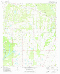 Download a high-resolution, GPS-compatible USGS topo map for Melton, AL (1980 edition)